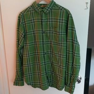 NwoT Plaid Flannel Long-Sleeve Button Up Top